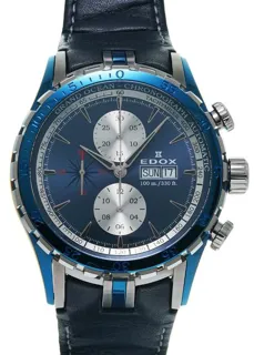 Edox Grand Ocean 01121 48mm Stainless steel Blue