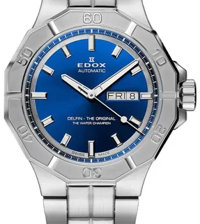 Edox 88008-3M-BUIN 43mm Stainless steel Blue