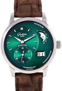 Glashütte PanoMaticLunar 1-90-02-13-32-02 40mm Stainless steel Green