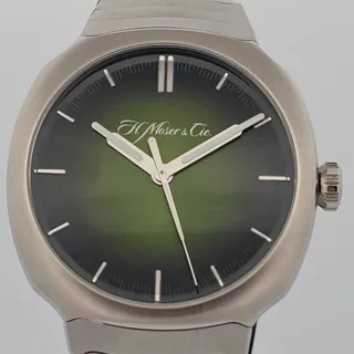 H. Moser & Cie. 6200-1200 40mm Stainless steel Green