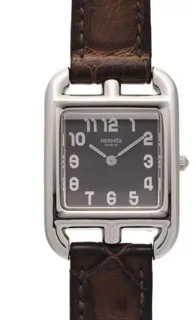 Hermès Cape Cod CC1.210 23mm Stainless steel Black