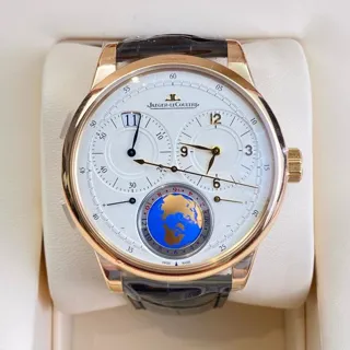 Jaeger-LeCoultre Duomètre 6062520 42mm Rose gold Silver