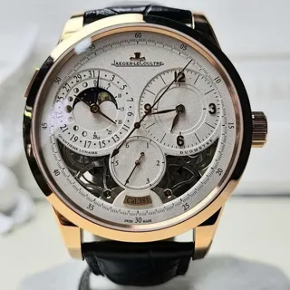 Jaeger-LeCoultre Duomètre Q6042420 42mm Rose gold Silver