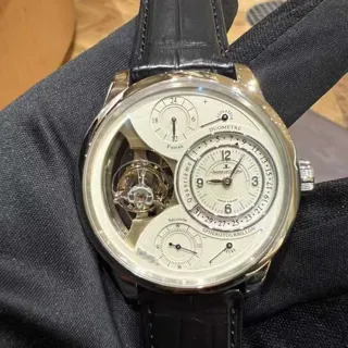 Jaeger-LeCoultre Duomètre Q6056590 42mm Platinum Silver