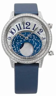 Jaeger-LeCoultre Rendez-Vous Q3523490 39mm White gold Blue and White