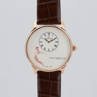 Jaquet Droz Les Ateliers D' Art J005033230 43mm Rose gold and Red gold Red and White