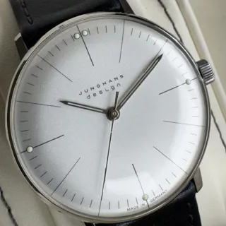 Junghans max bill 027/3700.02 34mm Stainless steel Silver