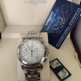 Longines Admiral L3.621.4 40mm Stainless steel White