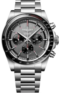 Longines Conquest L3.836.4.52.9 42mm Stainless steel Gray