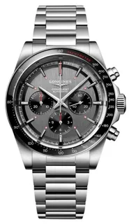 Longines Conquest L38364529 42mm Stainless steel Gray