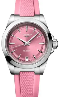 Longines Conquest L3.430.4.99.9 34mm Stainless steel Pink