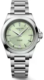 Longines Conquest L3.430.4.02.6 34mm Stainless steel Green