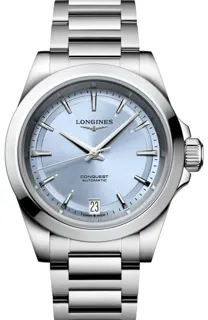 Longines Conquest L3.430.4.92.6 34mm Stainless steel Blue