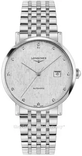 Longines Elegant L4.911.4.77.6 41mm Stainless steel Silver