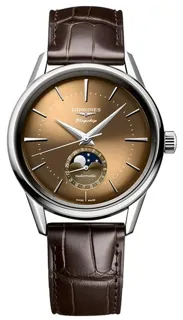 Longines Flagship Heritage L4.815.4.62.2 () Stainless steel Brown