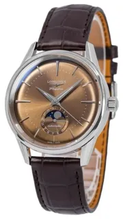 Longines Flagship Heritage L48154622 () 38.5mm Stainless steel Brown