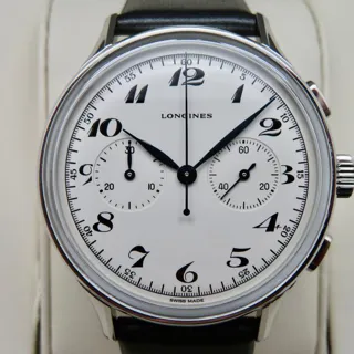 Longines Heritage L28274730 40mm Stainless steel White