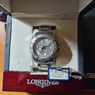 Longines HydroConquest L3.673.4.76.6 41mm Stainless steel Silver