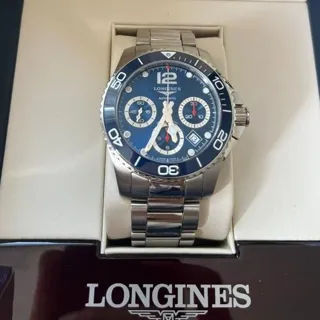 Longines HydroConquest L3.783.4.96.6 41mm Stainless steel Blue