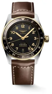 Longines Spirit 00 DIAL Yellow gold and Stainless steel Black