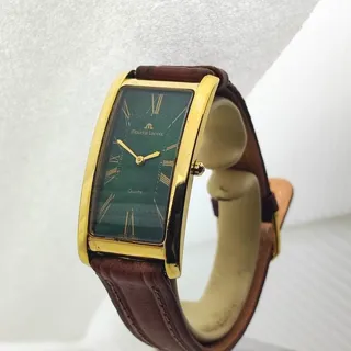 Maurice Lacroix 47496 38.5mm Yellow gold and Stainless steel Green