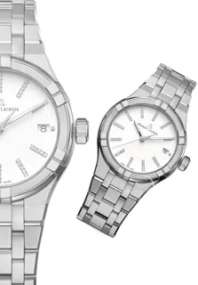 Maurice Lacroix Aikon Quartz AI1106-SS002-150-1 Stainless steel White