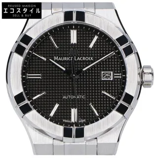 Maurice Lacroix ) 42mm Stainless steel Black