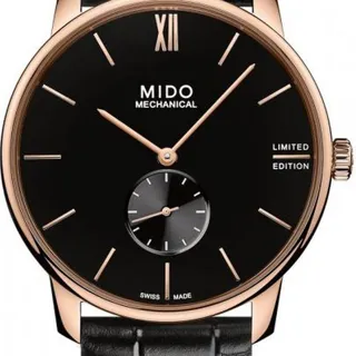 Mido Baroncelli II M037.405.36.050.00 39mm Stainless steel Black