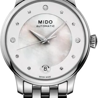 Mido Baroncelli M0392071110600 33mm Stainless steel White