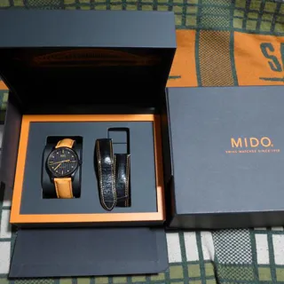 Mido Multifort M005.430.36.051.80 42mm Stainless steel Black