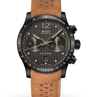 Mido Multifort M025.627.36.061.10 44mm Stainless steel Black