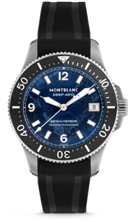 Montblanc Iced Sea 133268 43mm Titanium Blue