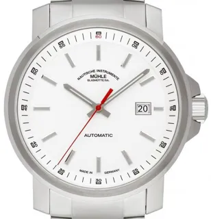 Mühle Glashütte 29er M1-25-31-MB 42.5mm Stainless steel White