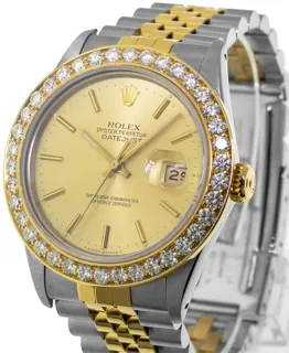 Rolex Datejust 16233 Stainless steel and 18k yellow gold Champagne