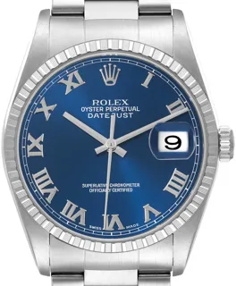 Rolex Datejust 36 16220 Stainless steel Blue