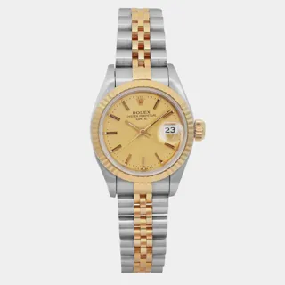 Rolex Datejust 69173 Stainless steel and 18k yellow gold Champagne