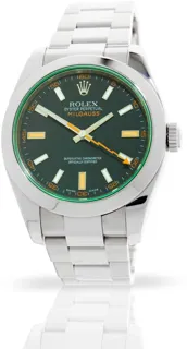 Rolex Milgauss 116400GV 40mm Stainless steel Black