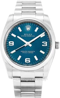 Rolex Oyster Perpetual 114200-0014 Stainless steel Blue