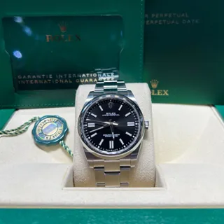 Rolex Oyster Perpetual 124300-0002 41mm Stainless steel Black