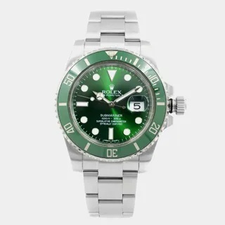 Rolex Submariner 116610LV Ceramic and Stainless steel Green