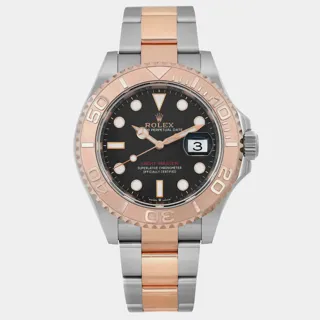 Rolex Yacht-Master 126621 Stainless steel and 18k rose gold Black