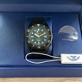 Squale 1521PVD.NT 42mm Stainless steel Black