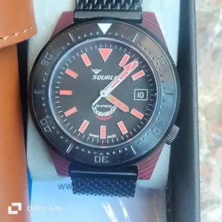 Squale T183R 42mm Carbon fiber Black