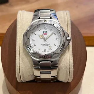 TAG Heuer Kirium WL1110 38mm Stainless steel White