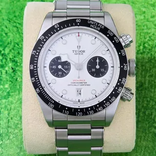 Tudor Black Bay Chrono 79360N-0002 ( BAY  ) 41mm Stainless steel White