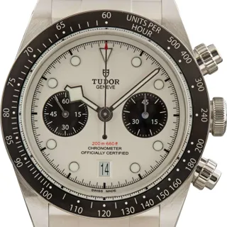 Tudor Black Bay Chronograph 79360N 41mm Stainless steel White