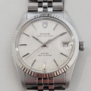 Tudor Prince Oysterdate 74000 35mm Stainless steel White