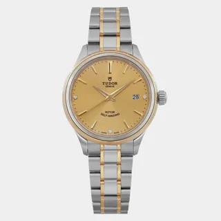 Tudor Style 12503-0004 Yellow gold and Stainless steel Champagne