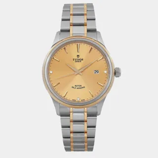 Tudor 12703 Stainless steel and 18k yellow gold Champagne