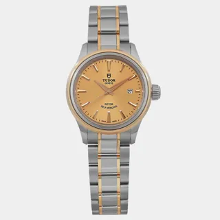 Tudor Style 12103-0001 28mm Yellow gold and Stainless steel Champagne